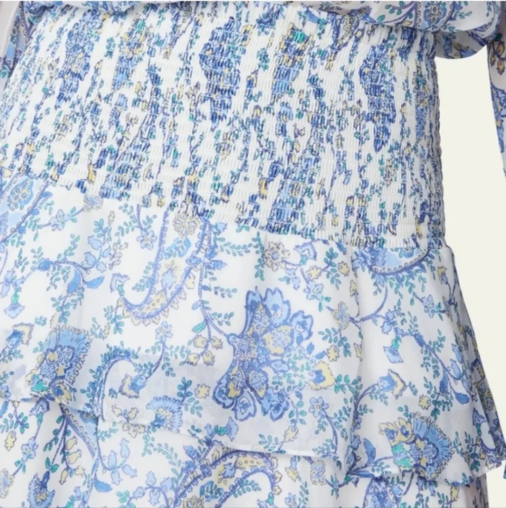 Milly Wyatt Sketched Paisley Mini Skirt Size 2